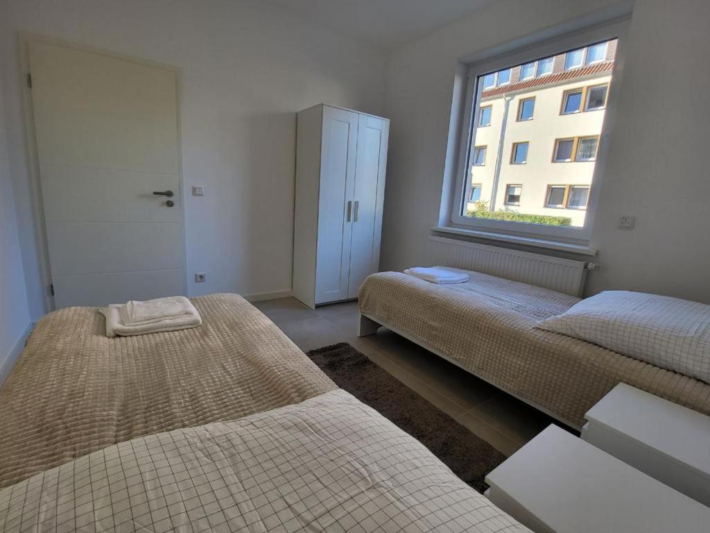 Monteurzimmer Mit Zwei Einzelnen Betten In Einer 3Zi Wohnung Mit Kuche Und Bad Osnabrück Esterno foto