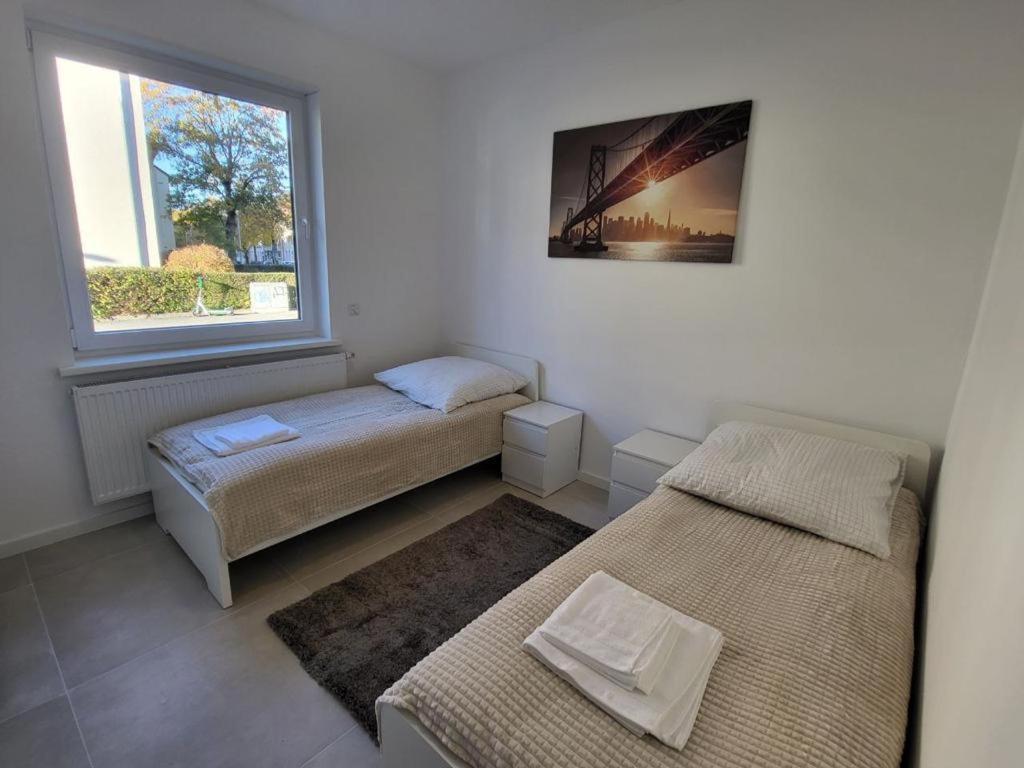 Monteurzimmer Mit Zwei Einzelnen Betten In Einer 3Zi Wohnung Mit Kuche Und Bad Osnabrück Esterno foto